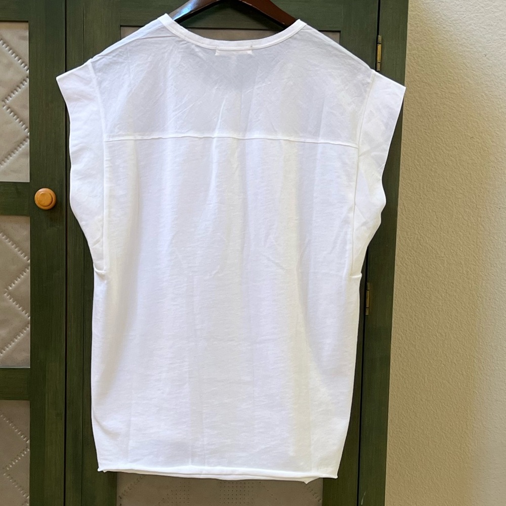 rag & bone Mix Media Muscle Tee - Picture 3 of 7